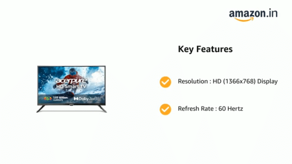 Acerpure 80 cm (32 inch) Aspire Series HD LED Smart Google TV - Image 2