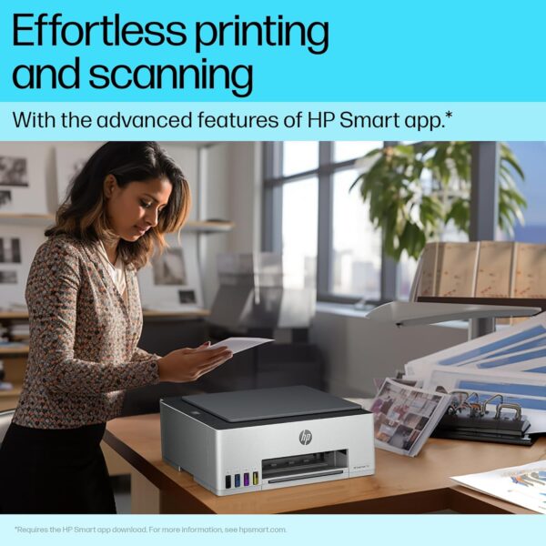 HP Smart Tank 580 All-in-One WiFi Colour Wireless Solid Ink Printer - Image 3