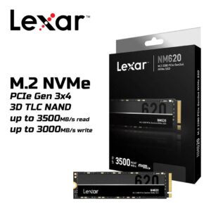 Lexar NM610 256GB M.2 2280 PCIe Gen3X4 NVMe SSD 00
